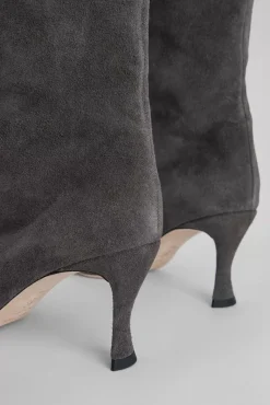 Stevie 42 Anthracite Suede Leather