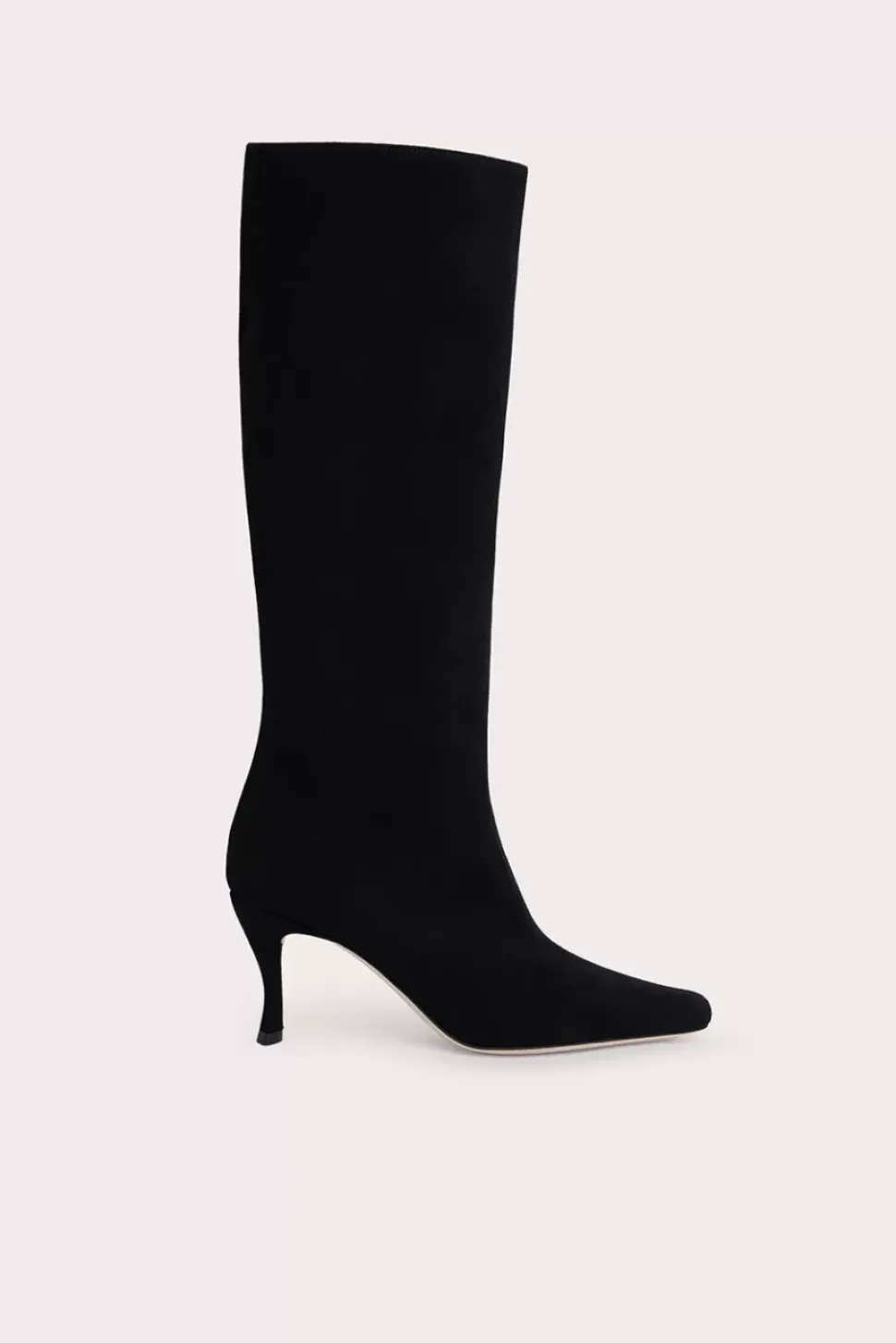 Stevie 42 Black Suede Leather