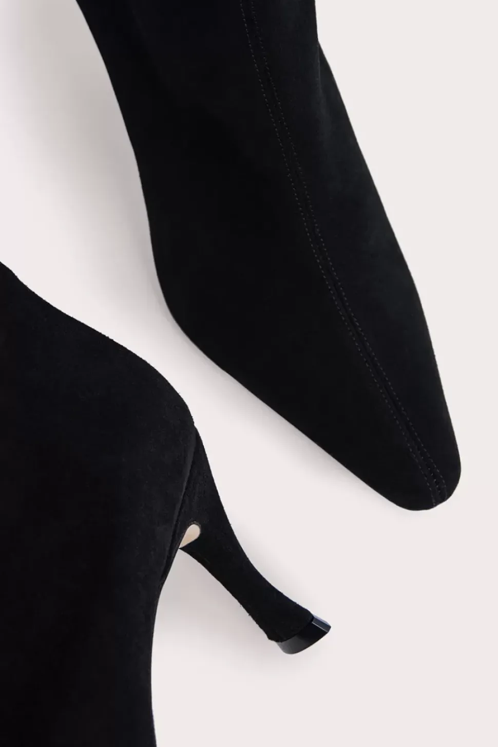 Stevie 42 Black Suede Leather