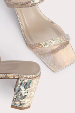 Tanya Disco Ball Hologram Leather