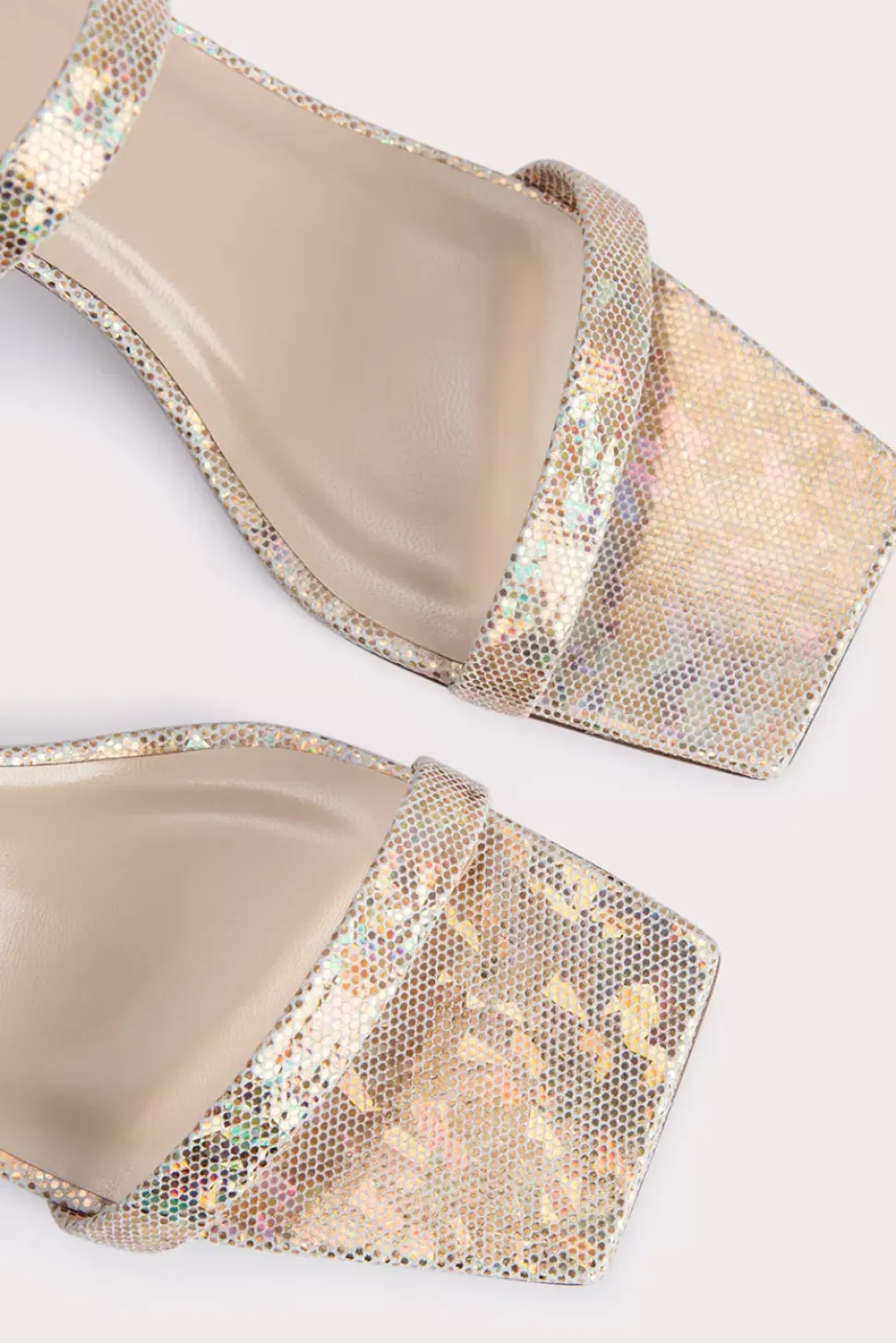 Tanya Disco Ball Hologram Leather