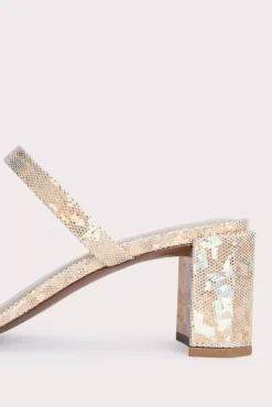 Tanya Disco Ball Hologram Leather