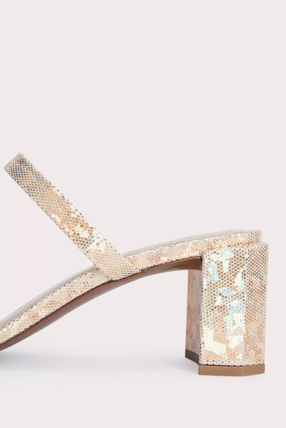 Tanya Disco Ball Hologram Leather