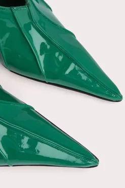 Trish Clover Green Patent Leather