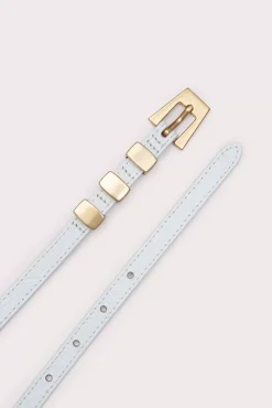 Vic White Lizard Embossed Leather