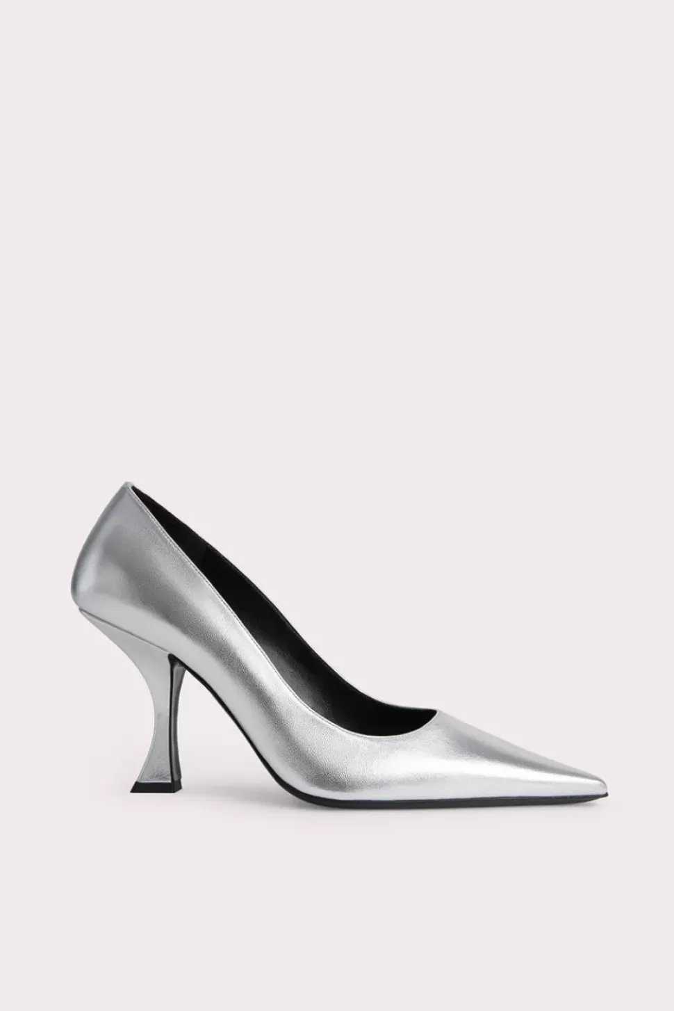 Viva Silver Metallic Leather