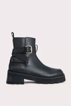 Warner Black Nappa Leather