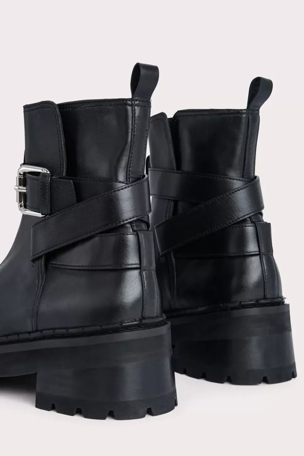 Warner Black Nappa Leather