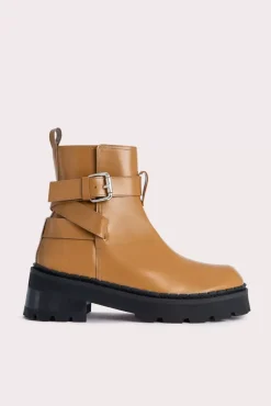 Warner Peanut Butter Soft Semi Patent Leather
