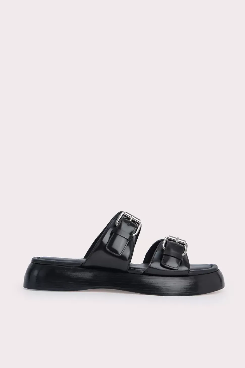 Wyatt Black Semi Patent And Nappa Leather