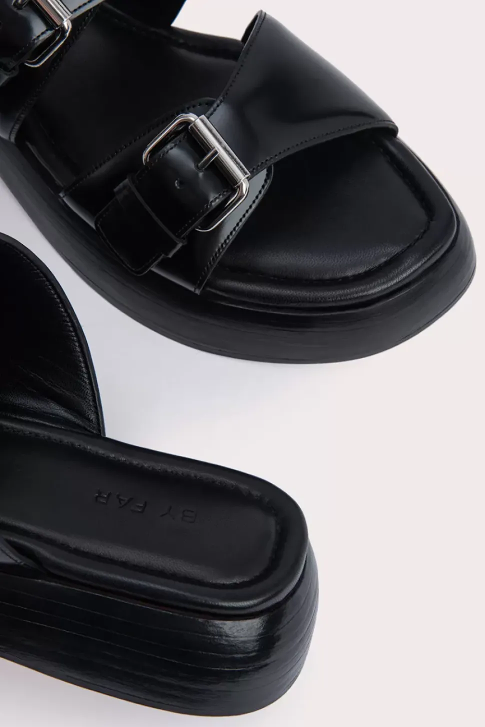 Wyatt Black Semi Patent And Nappa Leather