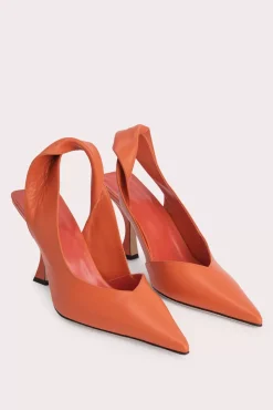 Yasha Burnt Orange Nappa Leather