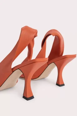 Yasha Burnt Orange Nappa Leather